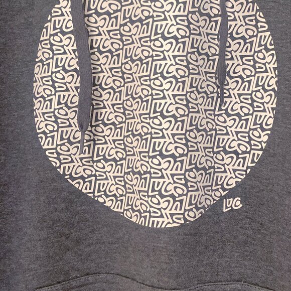 NEVER USED - Modern Pattern Dark Grey Hoodie - LuCo - Picture 5 of 6
